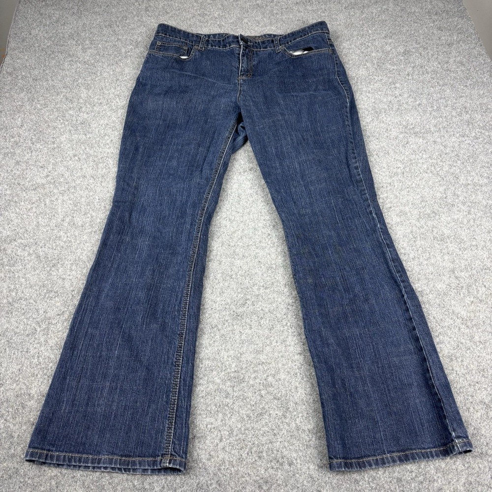 VTG Tommy Hilfiger Jeans Women's 16‎ Bootcut American Hope Dark Wash Y2K Classic